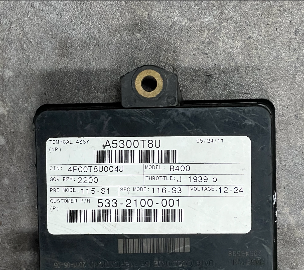 2011 Allison B400 Transmission Control Module (TCM) Part # 29545538