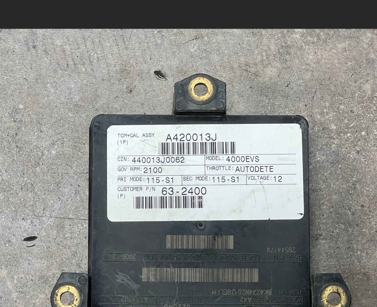 2006 Allison 4000EVS Transmission Control Module (TCM) Part # 29544774