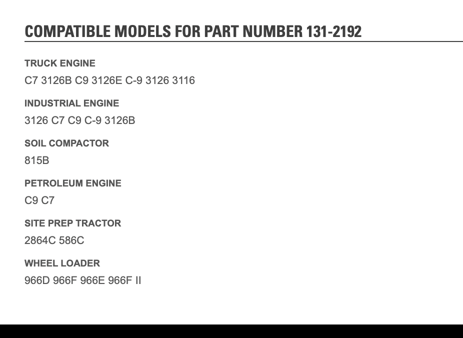 Caterpillar C7 Diesel Engine Front Motor Support Mount 131-2192