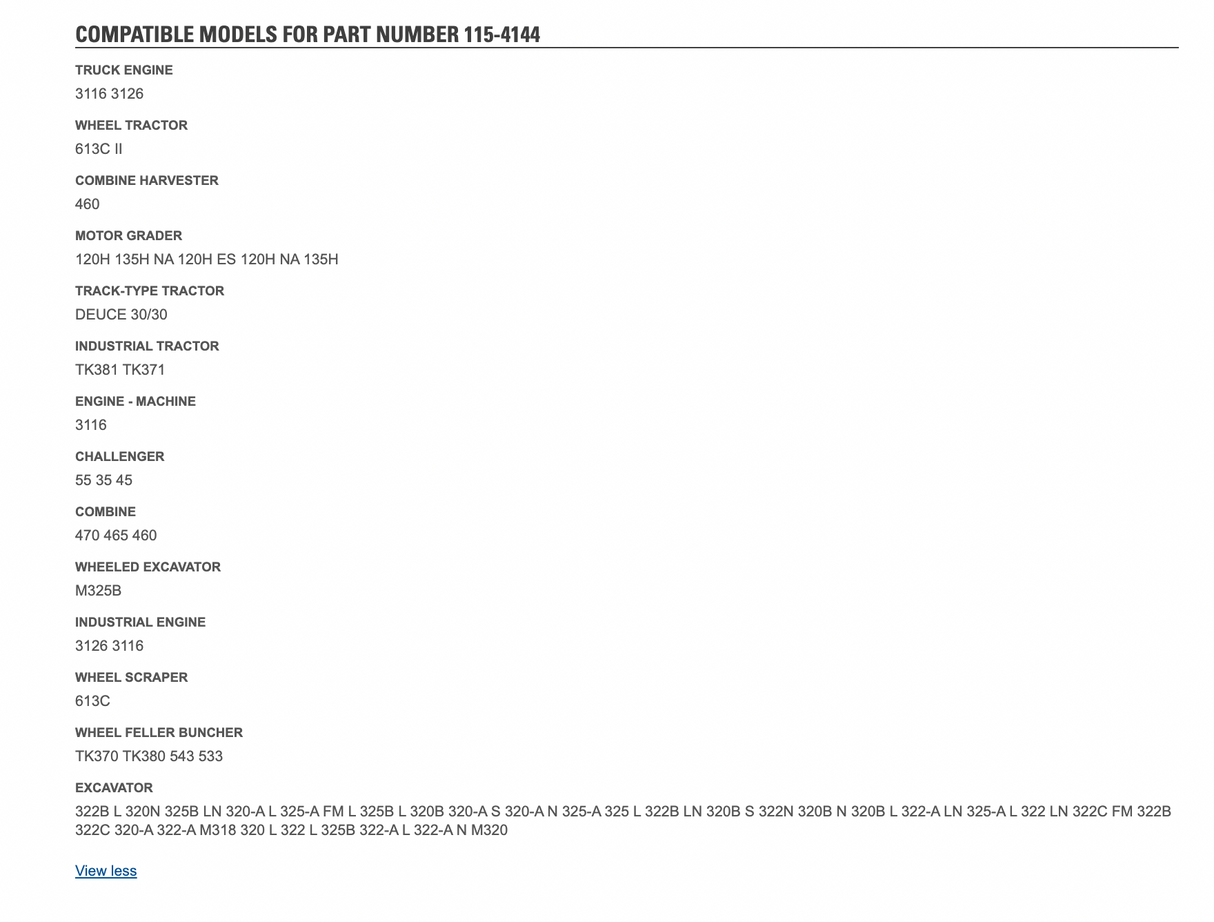 OEM Caterpillar 3116 / 3126 3-Part Exhaust Manifold w/ Turbocharger