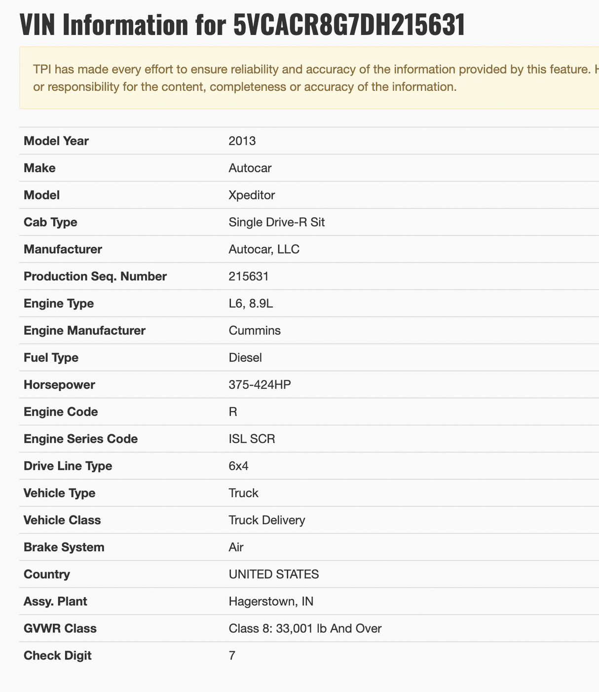 2012 Cummins ISL9 Engine Control Module (ECM) Part # 4993120, CM2250