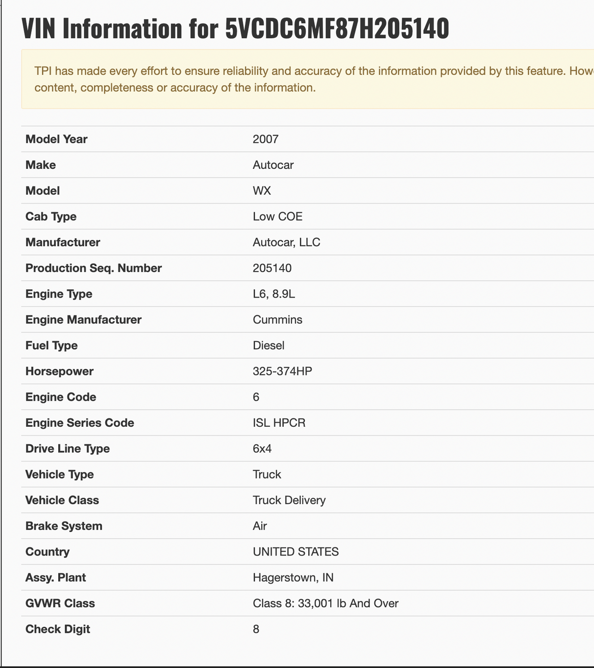 2006 Cummins ISL Engine Control Module (ECM) Part # 4921776, CM850