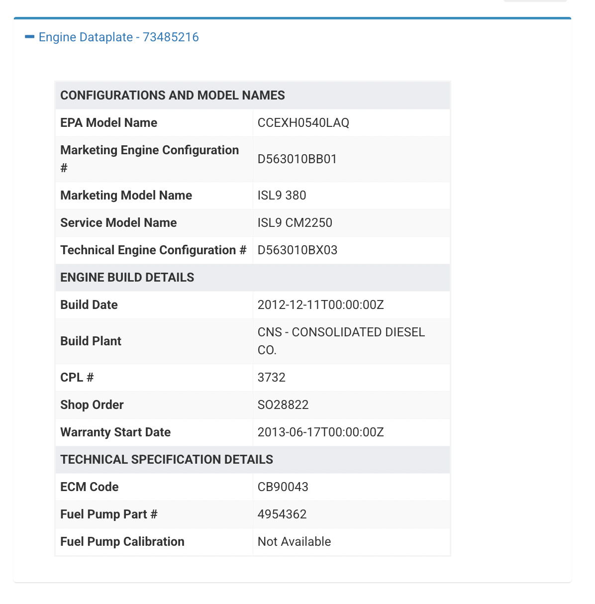 2010-2012 Cummins ISL9 Engine Control Module (ECM) 4993120