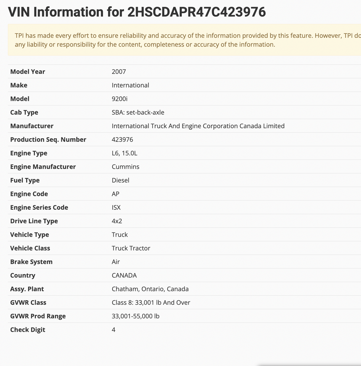 Cummins ISX Engine Control Module (ECM) Part # 3684009, CPL 8520, CM870