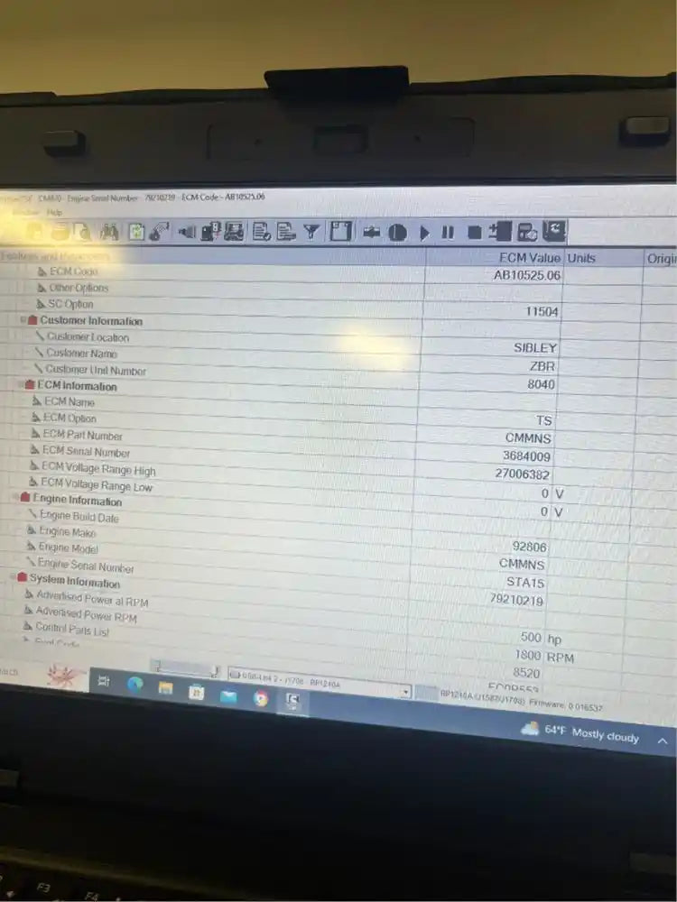 Cummins ISX ECM Part # 3684009 For Sale