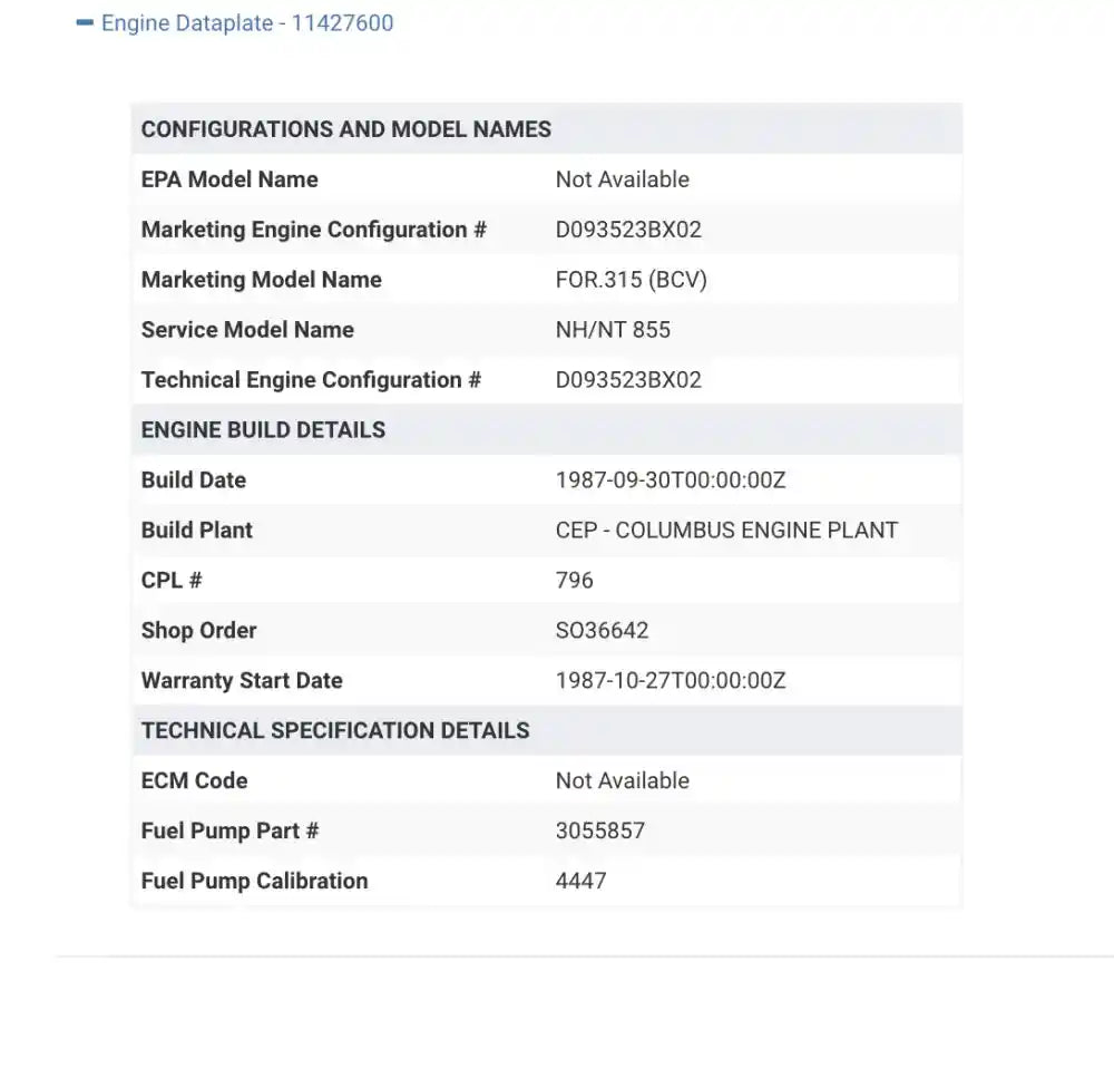 1987 Cummins NT/NH 855 Engine Jake Brakes Assembly C14A w/Bolts and Nuts