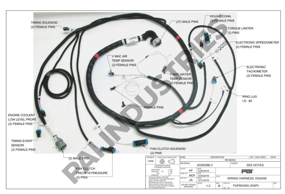 Mack 41MR4401AM Wiring Harness