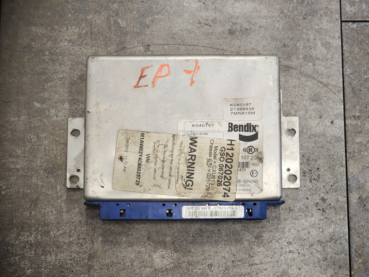 BENDIX ABS Control Module Part # K040157, Brake Module, Brake & ABS EC ...