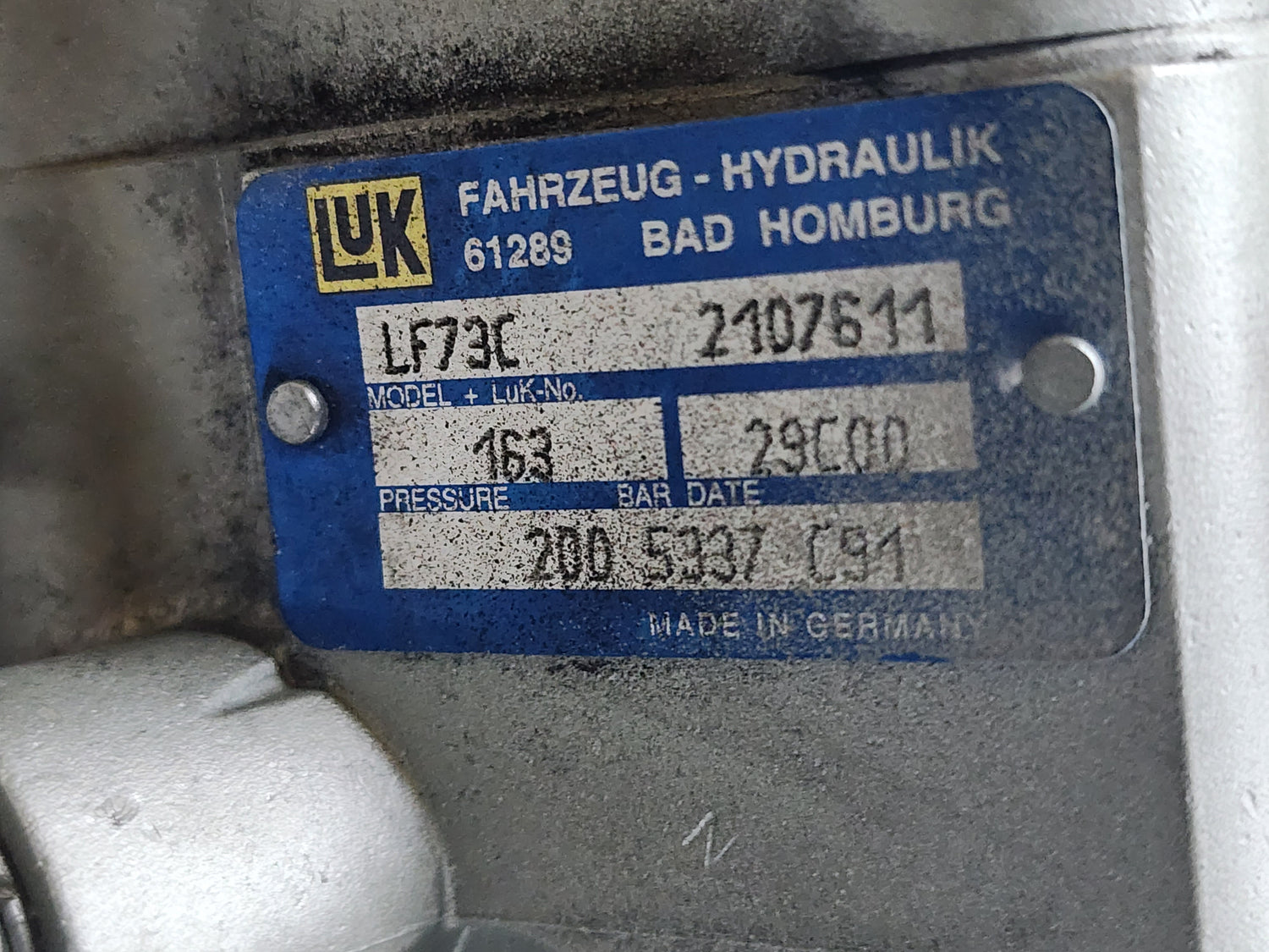 International DT466E LUK 61289 Model No. LF73C Power Steering Pump – CA ...