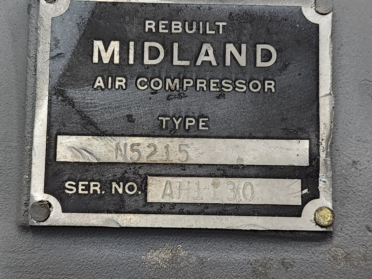 (GOOD USED) Midland International Air Compressor N5215 For Sale