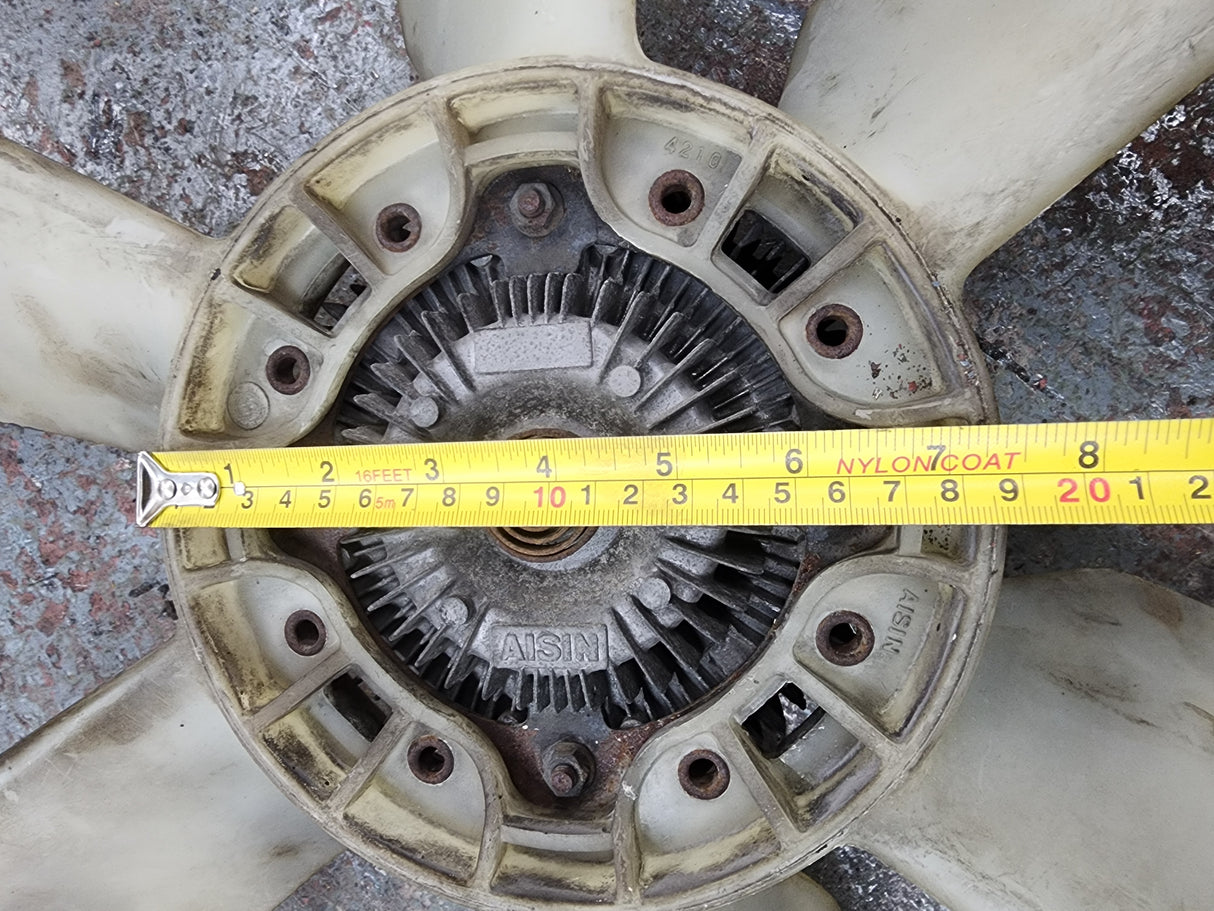 Isuzu NPR 4HE1XS Fan Blade and Clutch Assembly For Sale