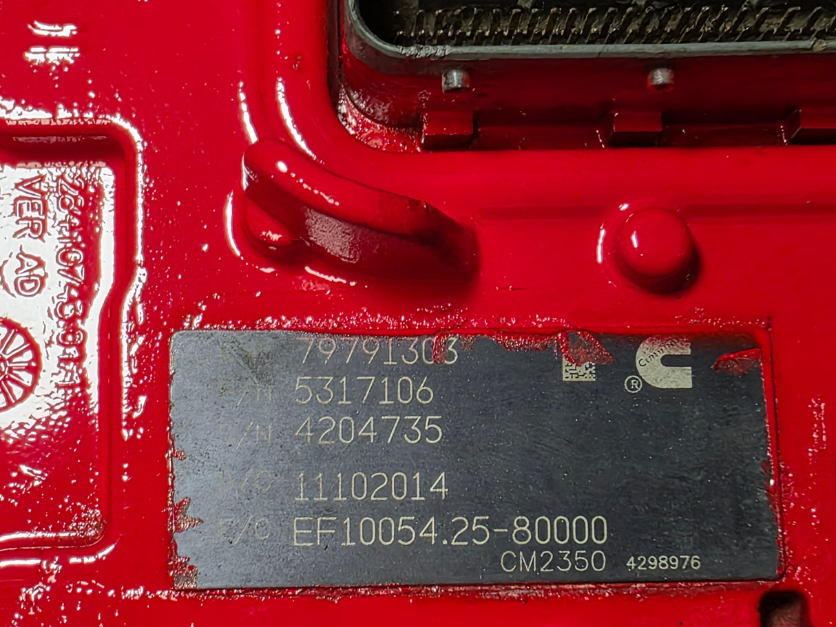 2015 Cummins ISX15 Engine Control Module (ECM) 5317106, CM2350 x101, CPL 3937