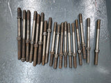 Cummins BigCam Engine (Jake) Brakes Stud Bolts w/ Washers Set of 18, M10-1.5, 6 - 8 1/8" , 12 - 7 1/8"
