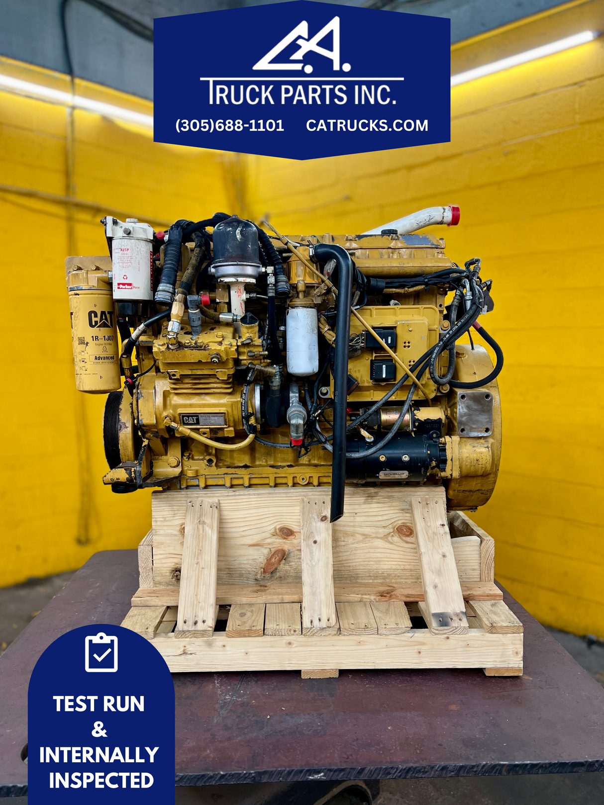 Caterpillar 3126 Diesel Engine For Sale, 350HP, 40-PIN MILITARY