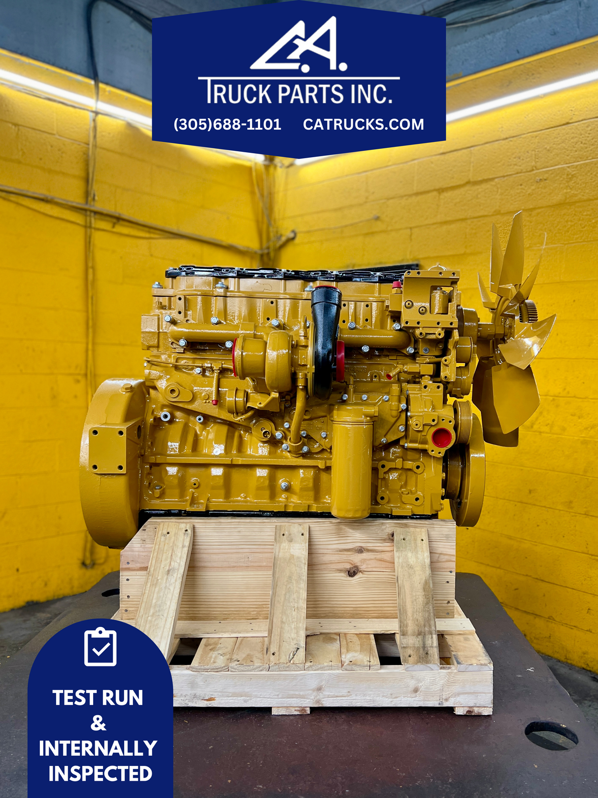 2005 Caterpillar C7 ACERT Diesel Engine For Sale, 250HP KAL