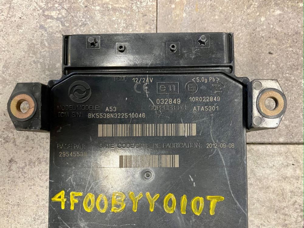 解説　医科器械 Allison 3000 Transmission Control Module (TCM) | 2011 | 29545538
