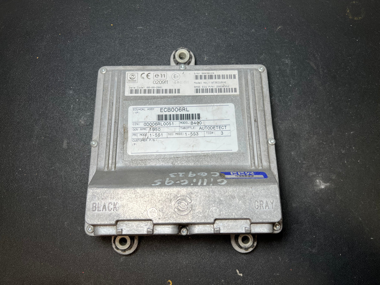 2001 Allison B400 Transmission Control Module (TCM) Part # 29538352