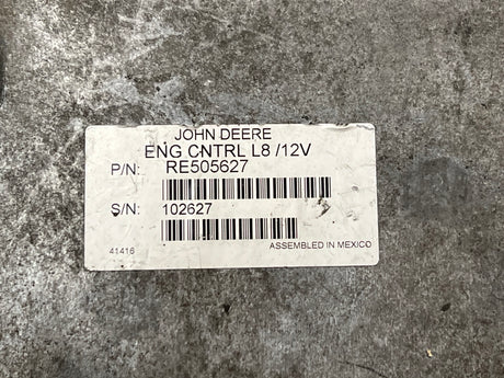 OEM John Deere 6081 ECU/ECM/PCM Diesel Engine Control Module Focus 8 RE505627