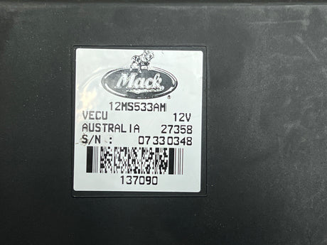 Mack Vehicle Control Module (VECU) Part # 12MS533AM