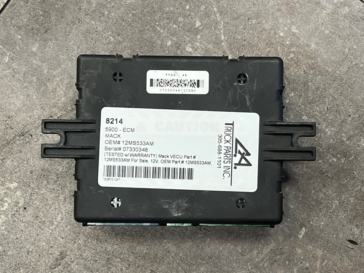 Mack Vehicle Control Module (VECU) Part # 12MS533AM