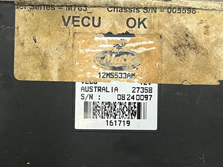 Mack Vehicle Control Module (VECU) Part # 12MS533AM, 27358