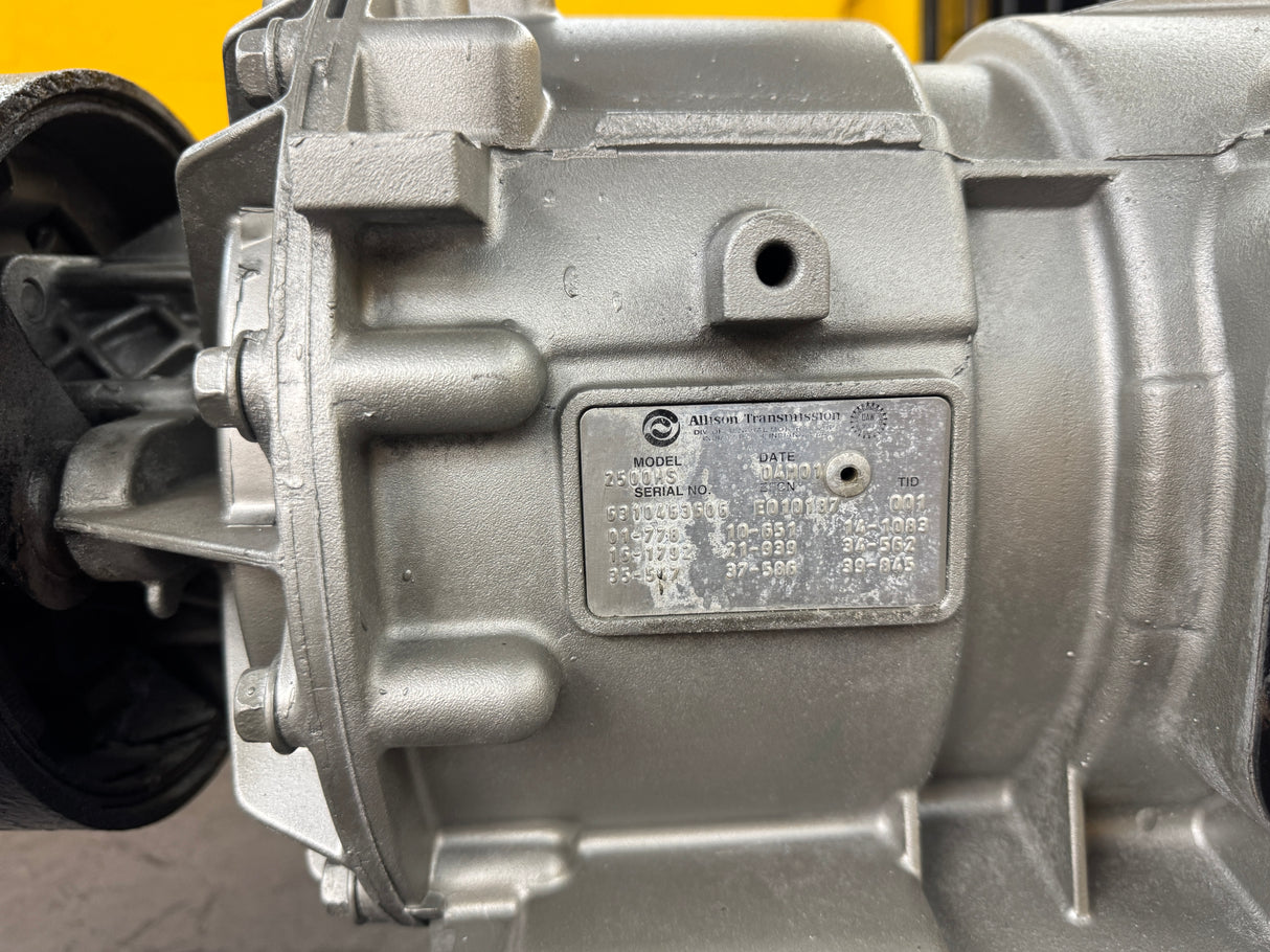 Allison 2500HS Transmission For Sale, off 2005 Isuzu 6HK1X
