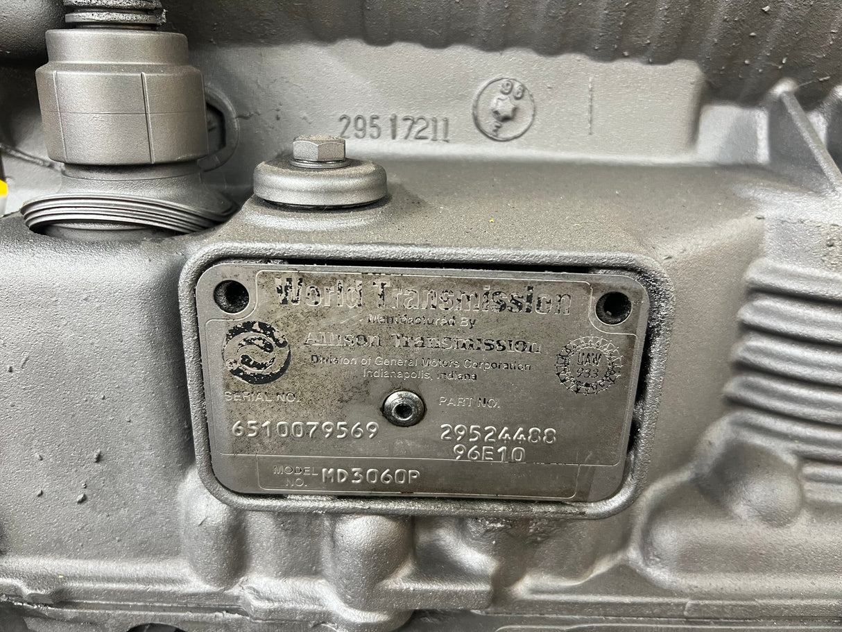 Allison MD3060 P Transmission For Sale w/ PTO Provision