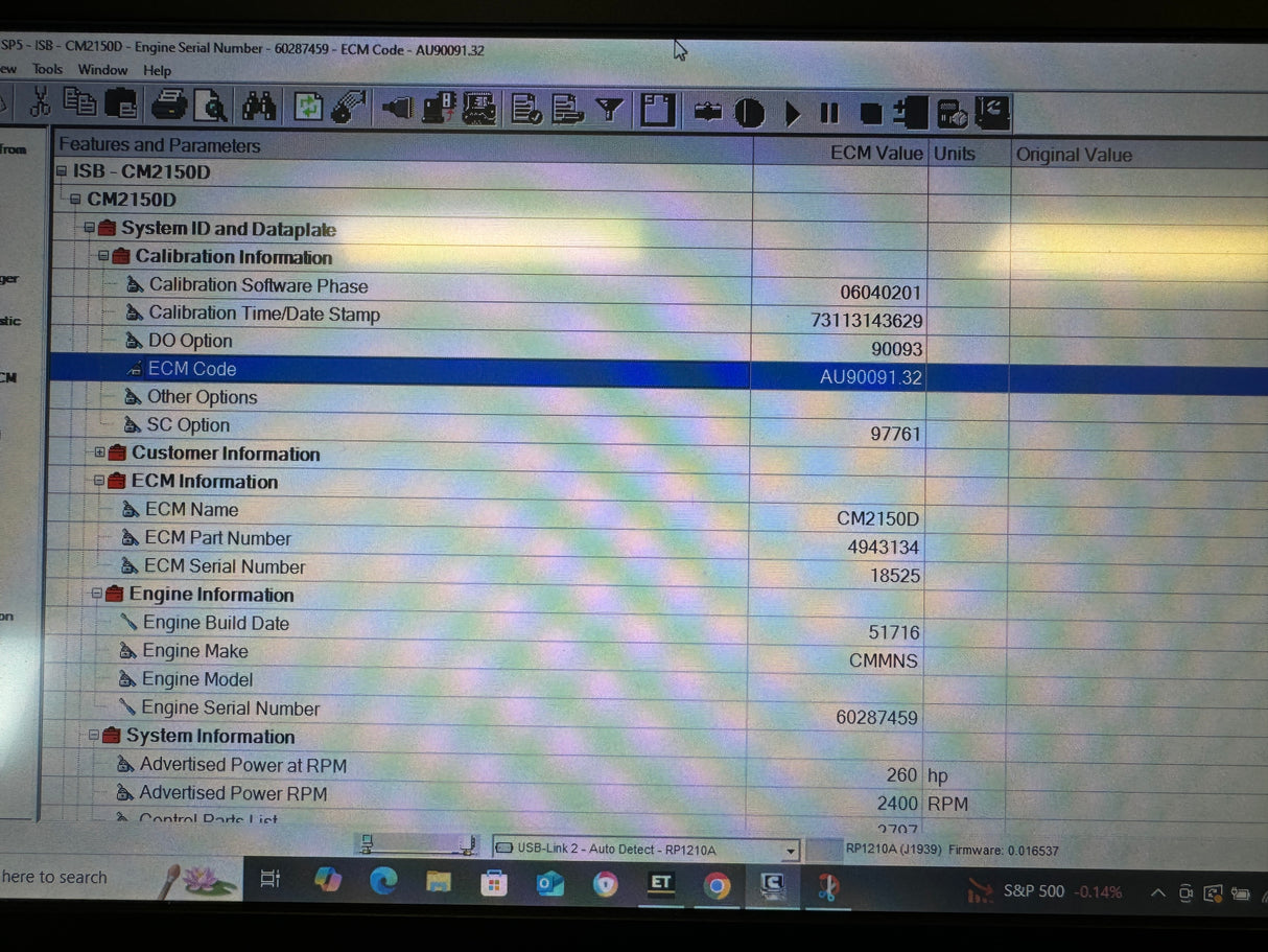 Cummins ISB ECM Part # 4943134, CM2150