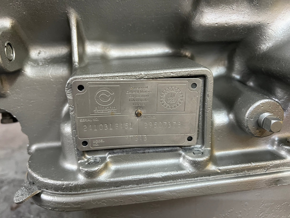 Allison MT653 Transmission For Sale