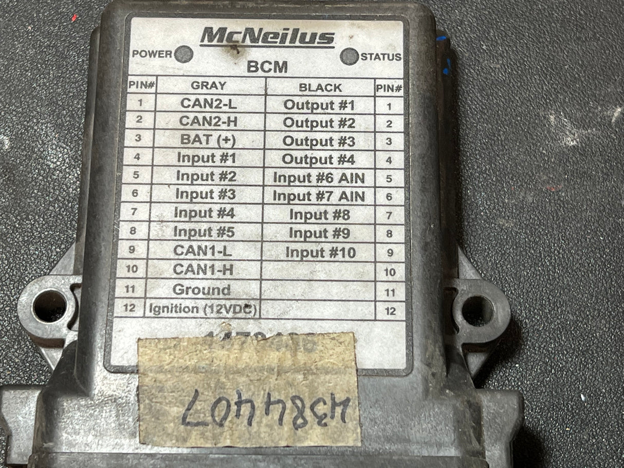 McNeilus Module, 442, Master REV B Body Control Module (BCM) GB-272-150, 1479486, 2016 Mack