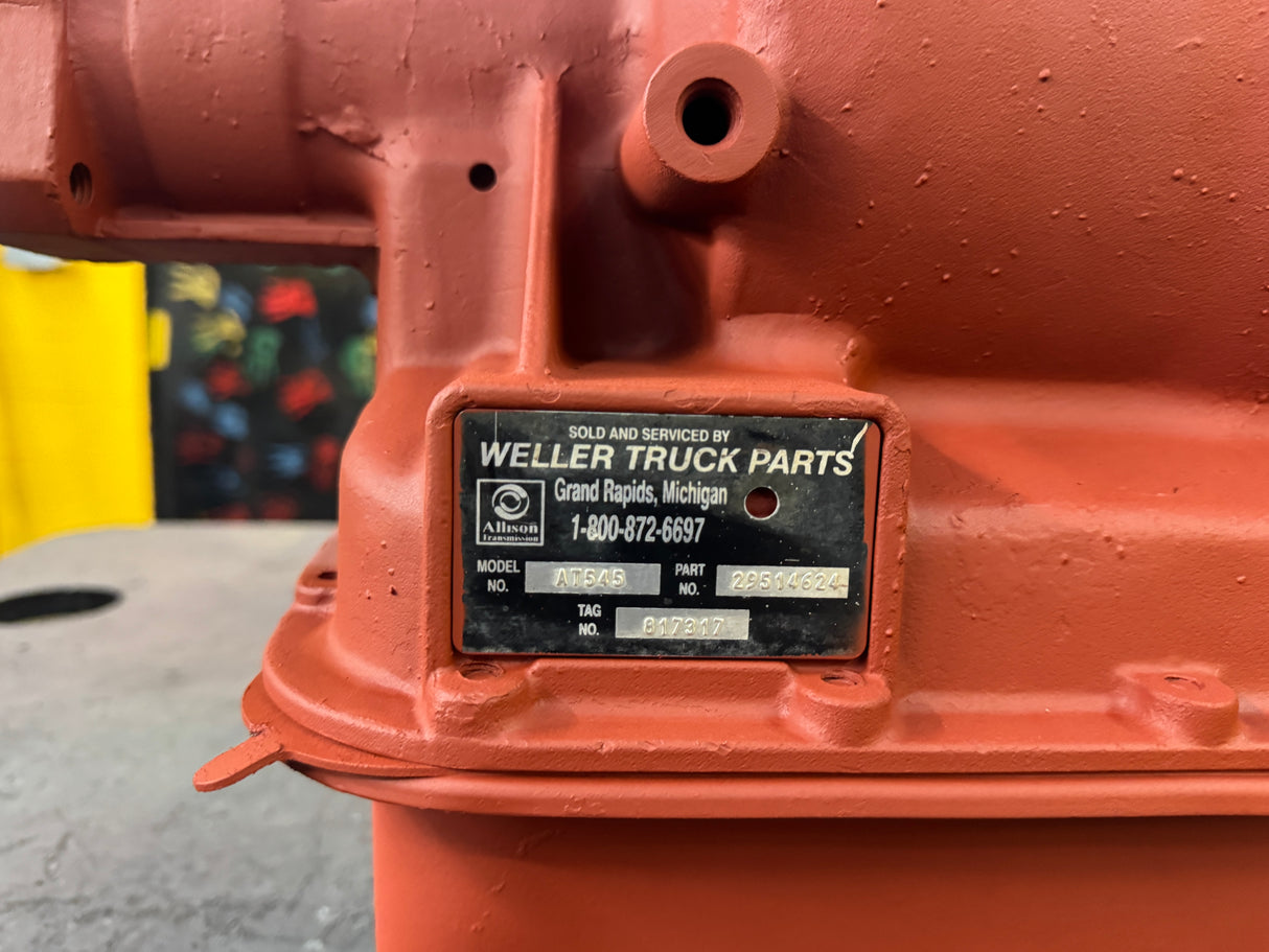 Allison AT545 Transmission For Sale w/ PTO Prov