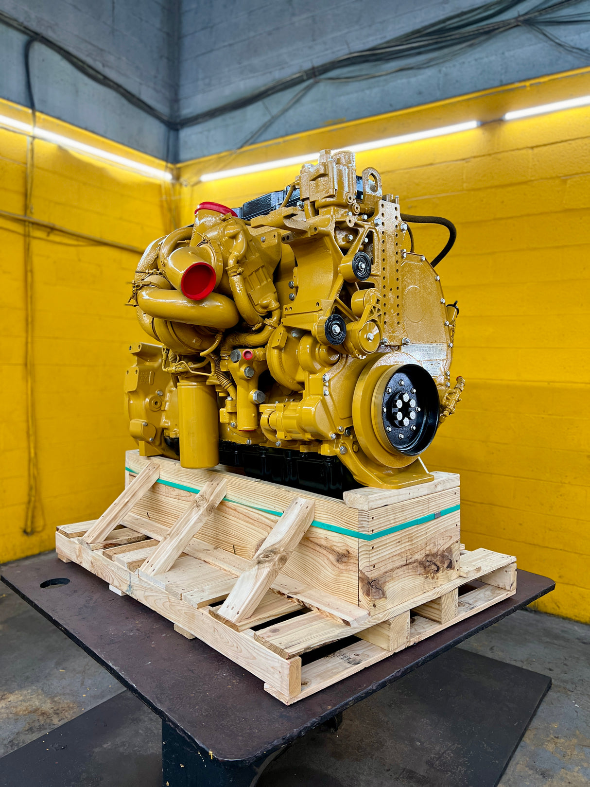 2005 Caterpillar C13 ACERT Diesel Engine For Sale, KCB, DUAL TURBO