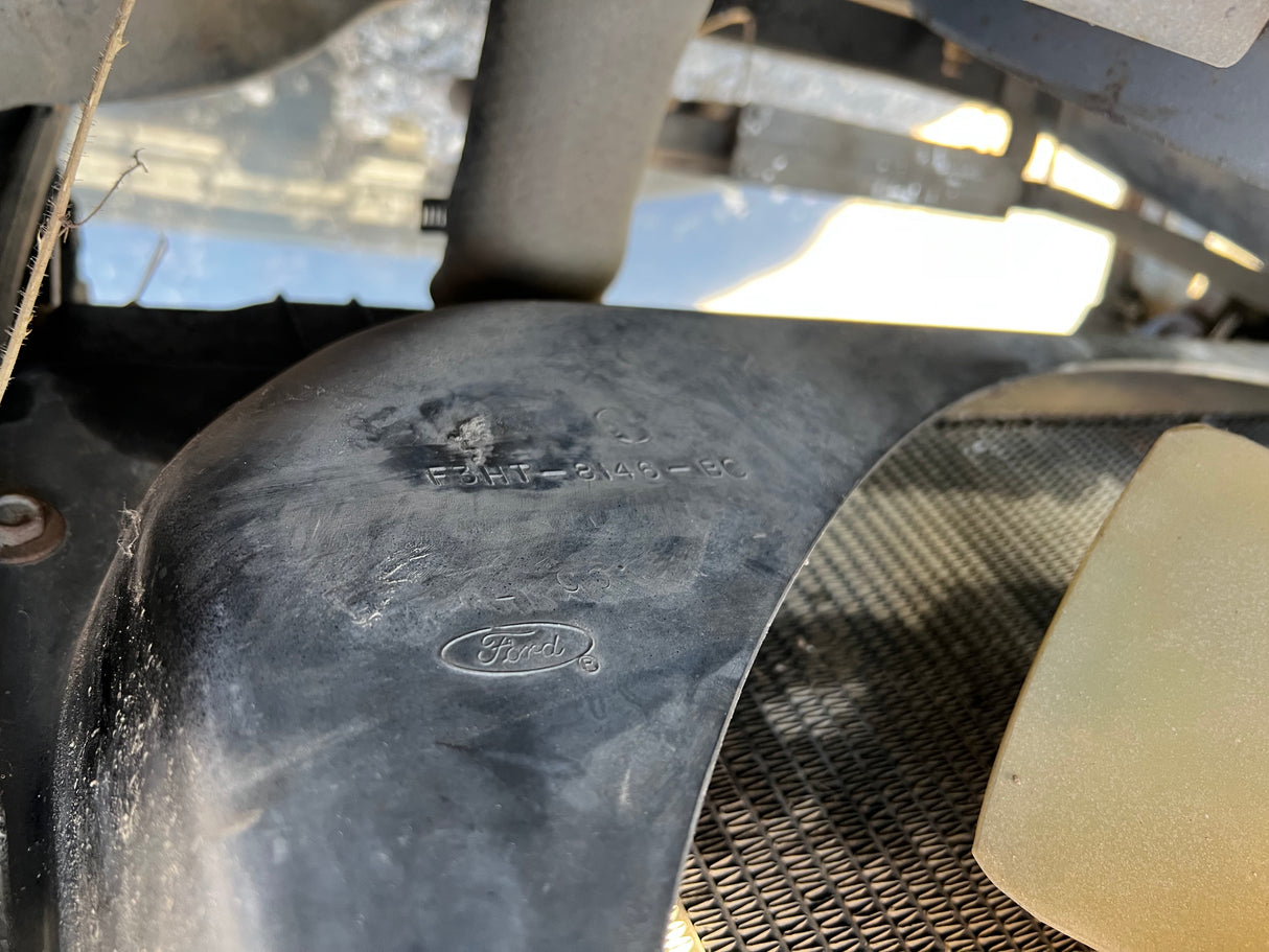 1994 Ford F-700 Cooling Assembly Radiator Part # F3HT8005BB, Charge Air Part # F3HT6K775BB