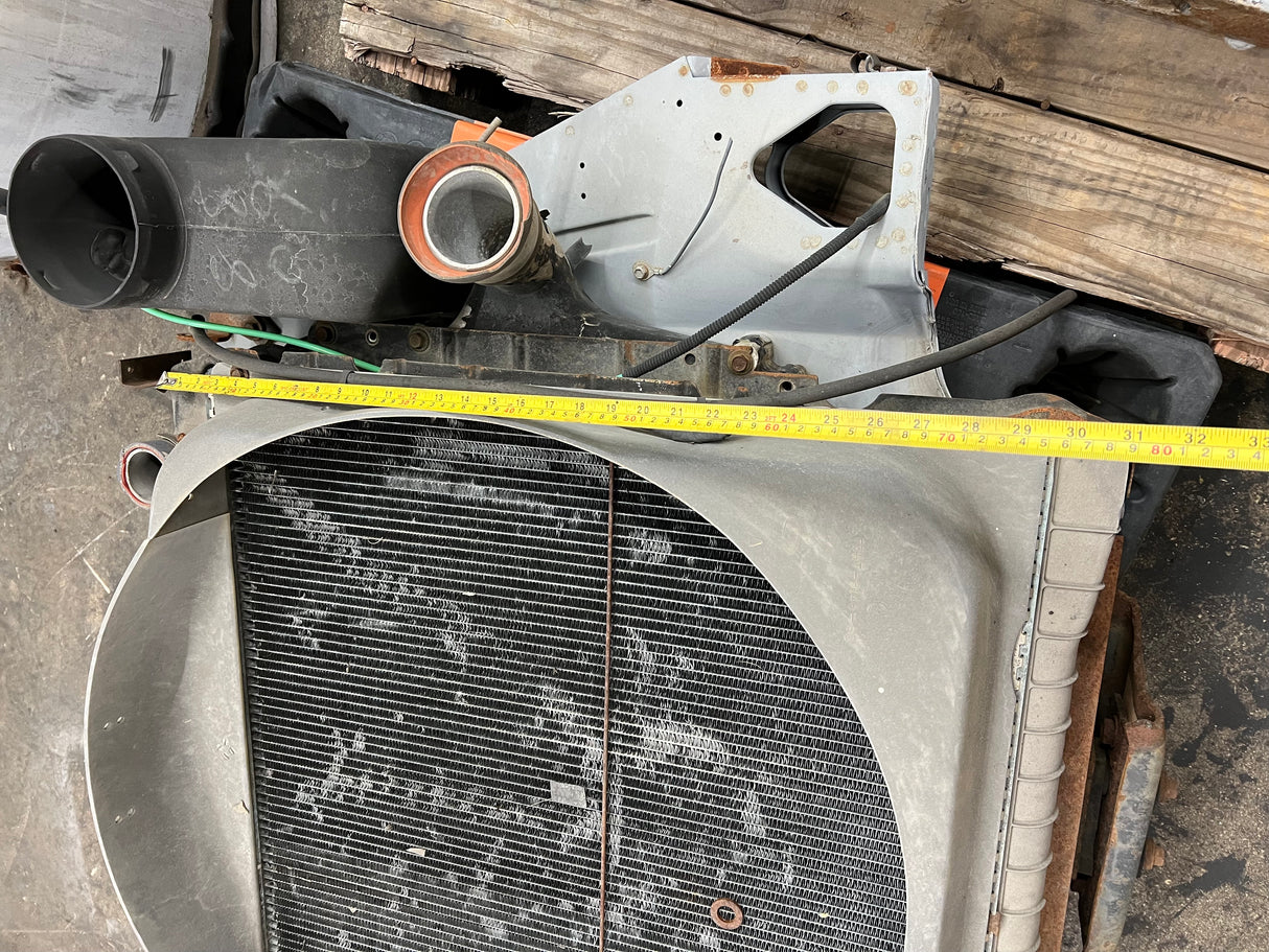 1994 Ford F-700 Cooling Assembly Radiator Part # F3HT8005BB, Charge Air Part # F3HT6K775BB