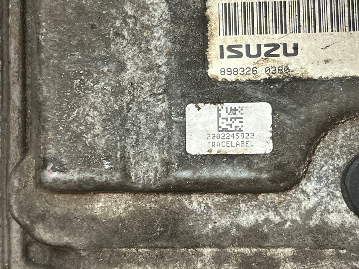 2017 Isuzu NPR Bosch DPF Control Module Part # 898326-0380