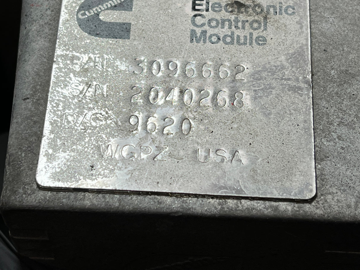 Cummins Celect Plus Engine Control Module (ECM) Part # 3096662