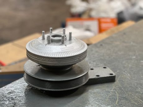 Caterpillar C13 Fan Clutch Mounting Base Part # 601702, Pulley Part # 601703