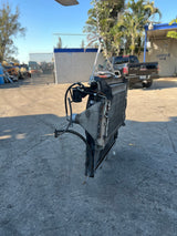 2015 Freightliner Cascadia 132 Charge Air Cooler 3E0137530001 w/ Overflow Bottle & Radiator