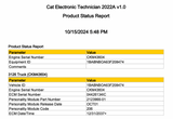 Caterpillar 3126 ECM Part # 192-7896-01, 70-PIN, CKM PREFIX