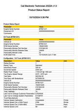 Caterpillar C9 ECM Part # 196-4170 For Sale, 70-PIN, MTB - SERIAL