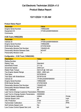 Caterpillar 3126 Part # 145-7807-00 ECM For Sale, 40-PIN ECM, 1WM Serial