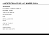 Caterpillar C7 Diesel Engine Front Motor Support Mount 131-2192
