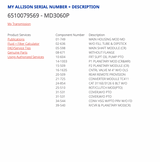 Allison MD3060 P Transmission For Sale w/ PTO Provision