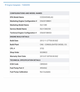 2010-2012 Cummins ISL9 Engine Control Module (ECM) 4993120, CM2250, CPL 3719