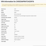 Cummins ISX Engine Control Module (ECM) Part # 3684009, CPL 8520, CM870