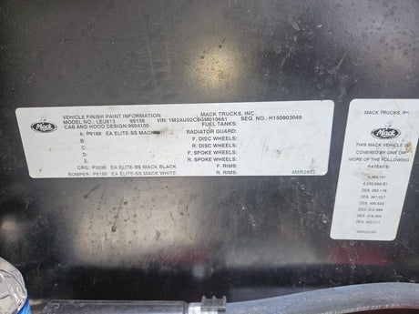 2016 MACK LEU613 FORWARD LOW CAB 600-SERIES